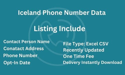 冰岛电话列表