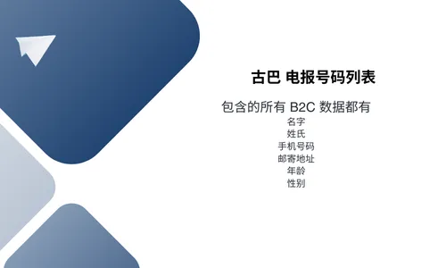 古巴 电报号码列表