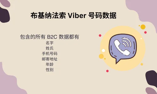 布基纳法索 Viber 号码数据